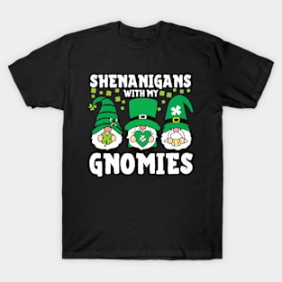 Shenanigans With My Gnomies St Patrick's Day Gnome Lover T-Shirt